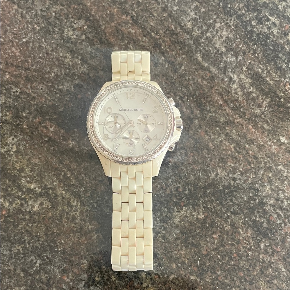 Michael Kors Ivory Woman Watch